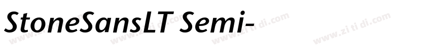 StoneSansLT Semi字体转换